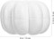 Artificial Pumpkins Realistic Foam Pumpkin White Pumpkin for Decorating Painting Carving DIY Craft Halloween Fall Harvest Thanksgiving Party Decoration